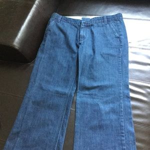 Old Navy Blue Jean  pants 14 Reg wide leg